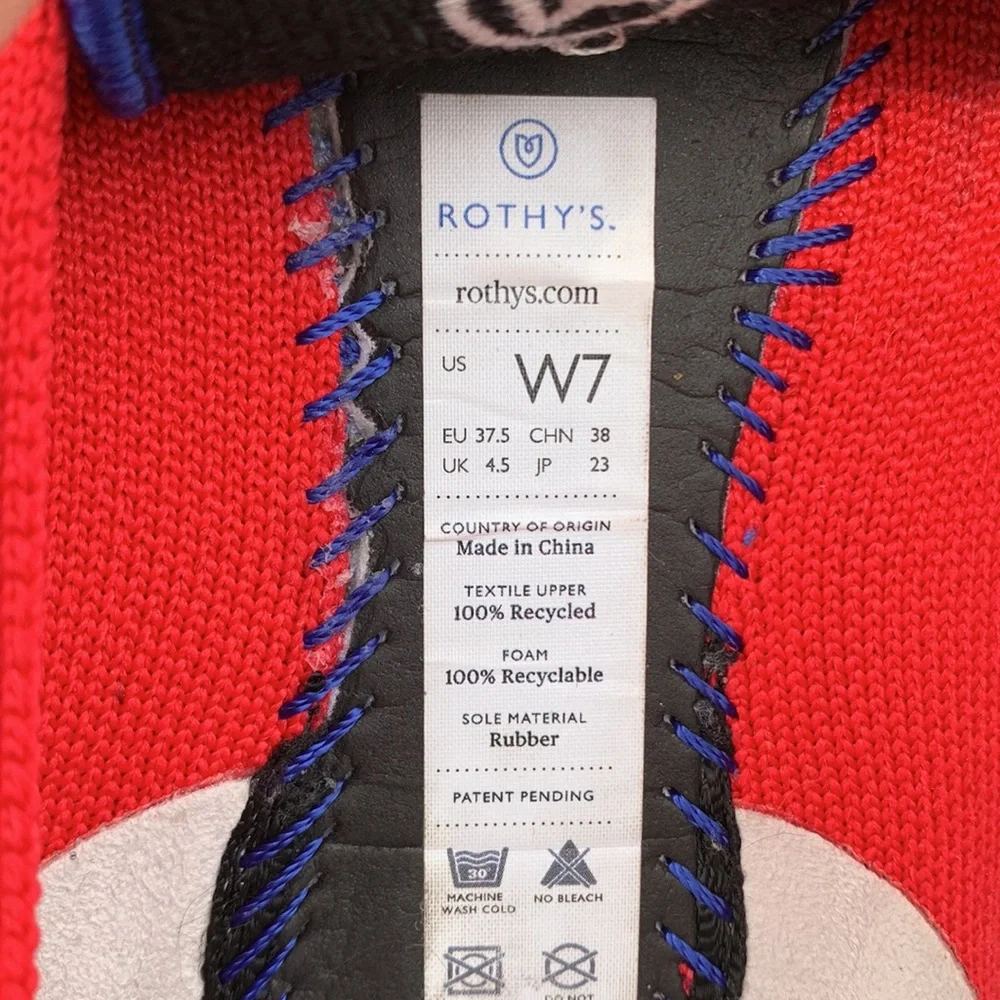 Red Rothy’s Size 7 - Picture 4 of 4